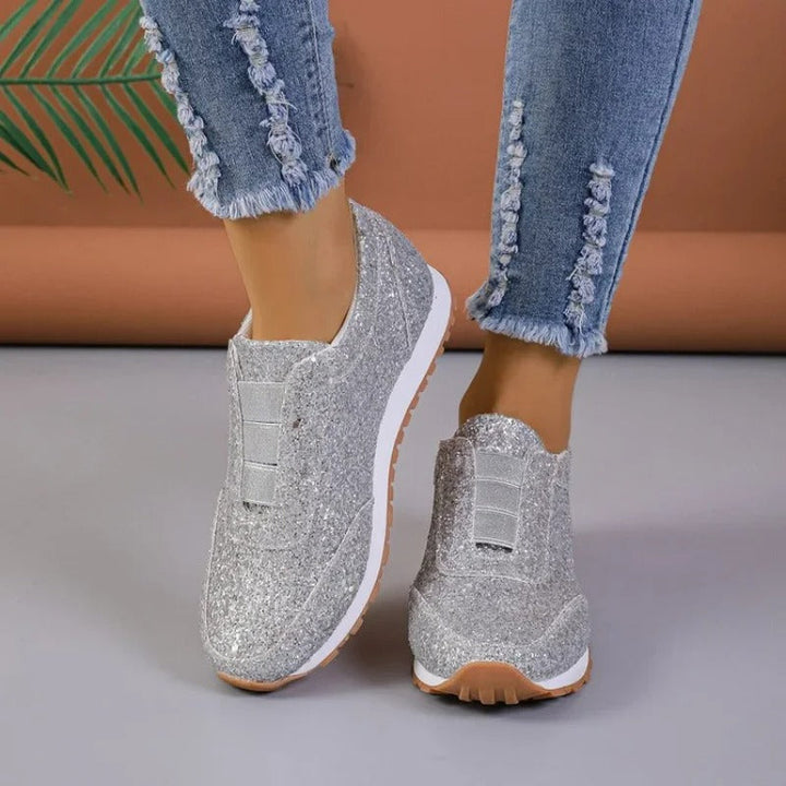 Nika | Baskets À Paillettes Pour Femmes