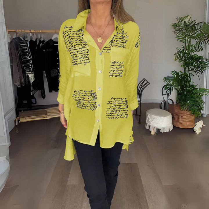 Chemise Boutonnée Moderne Pour Femmes | Manches Longues