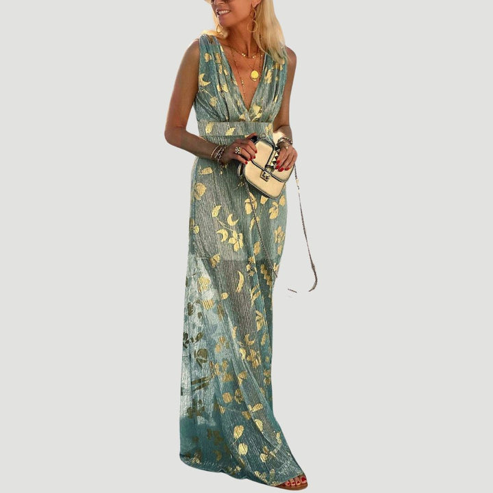 Ich würde gehen | Fließendes Sommerkleid für Frauen | Maxi