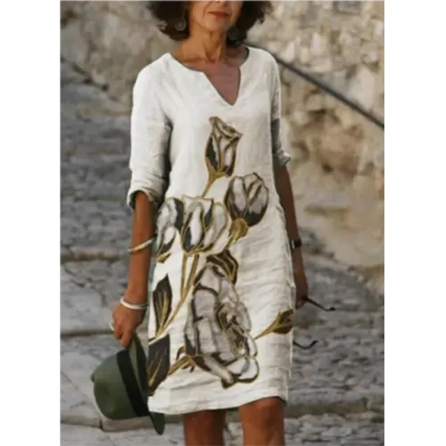 Robe Élégante Imprimée Pour Femme | Mini
