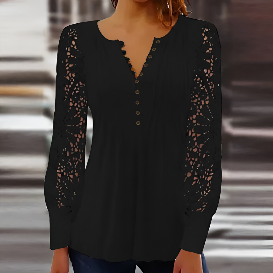 Long Sleeve Summer Blouse for Women | Col and V
