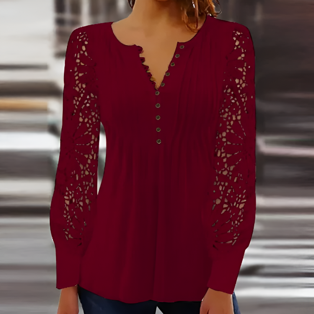 Long Sleeve Summer Blouse for Women | Col and V