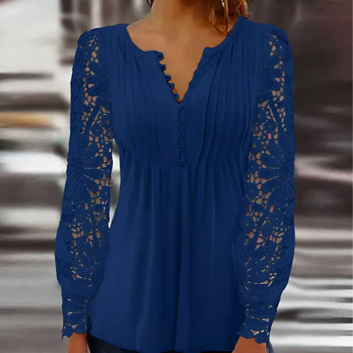 Long Sleeve Summer Blouse for Women | Col and V