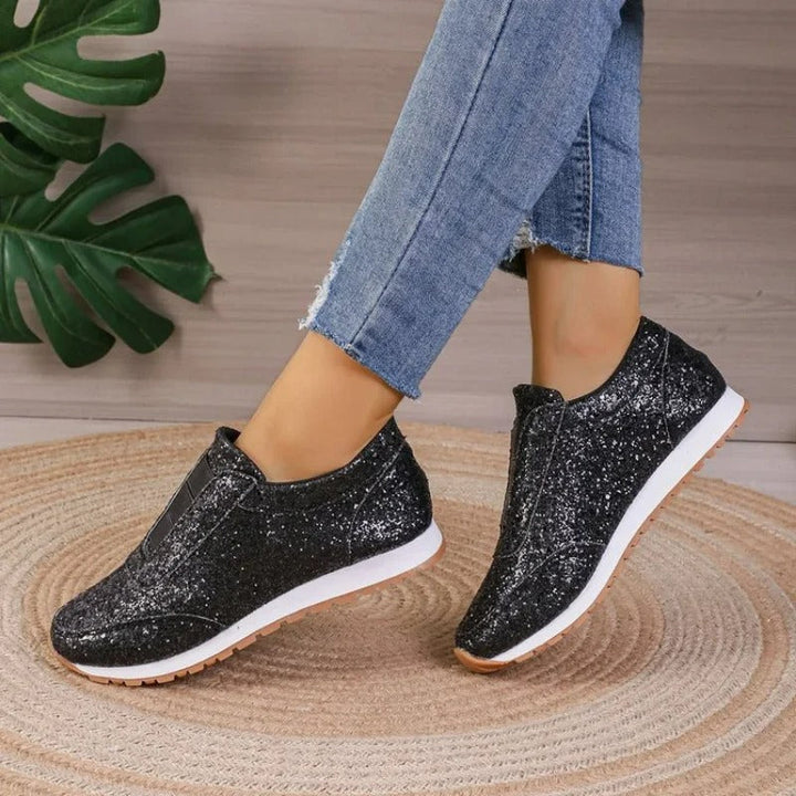 Nika | Baskets À Paillettes Pour Femmes