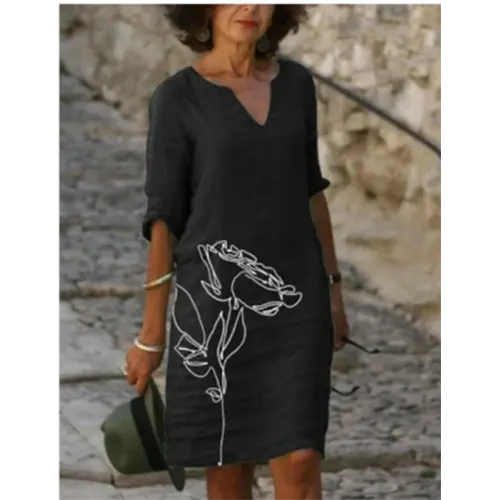 Robe Élégante Imprimée Pour Femme | Mini