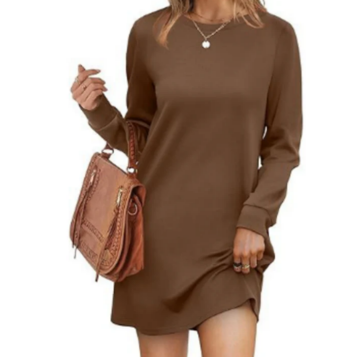 Robe Décontractée à Manches Longues Pour Femmes | Mini