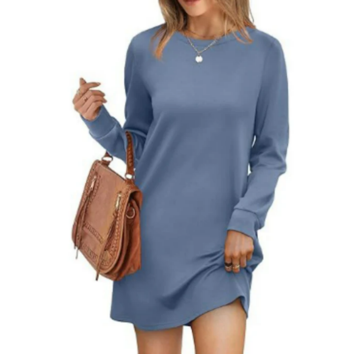 Robe Décontractée à Manches Longues Pour Femmes | Mini