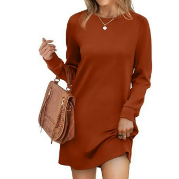 Robe Décontractée à Manches Longues Pour Femmes | Mini