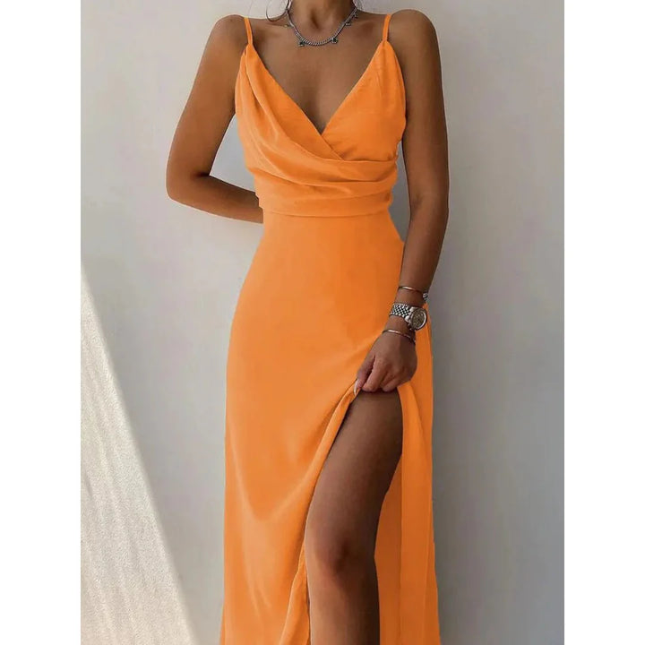 Frauen Maxi Fente Offene Robe | Blumen