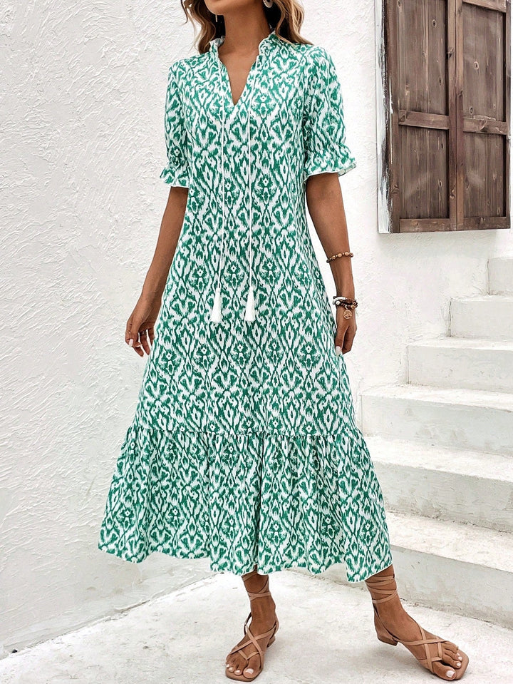 Helmine | Vestito Estivo con Scollo a V per Donna
