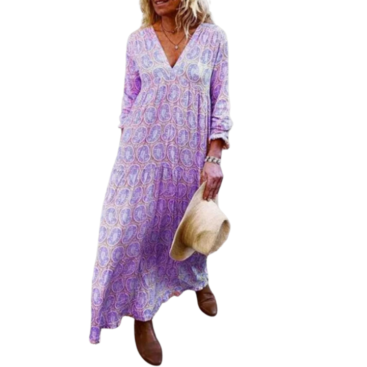 Abito Estivo a Maniche Lunghe per Donne | Maxi