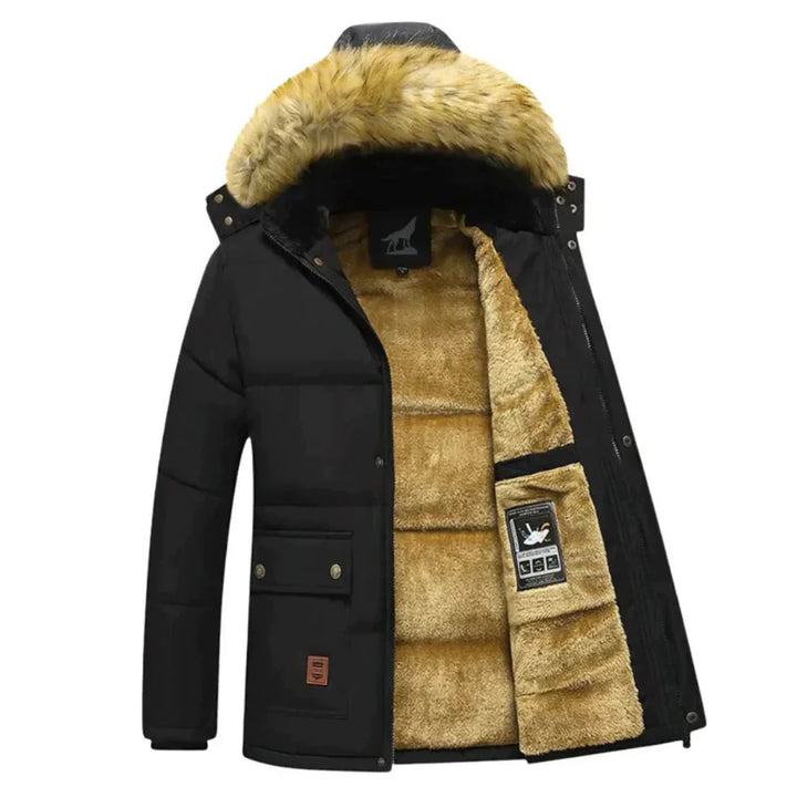 Parka Zippée À Capuche Pour Hommes | Hiver
