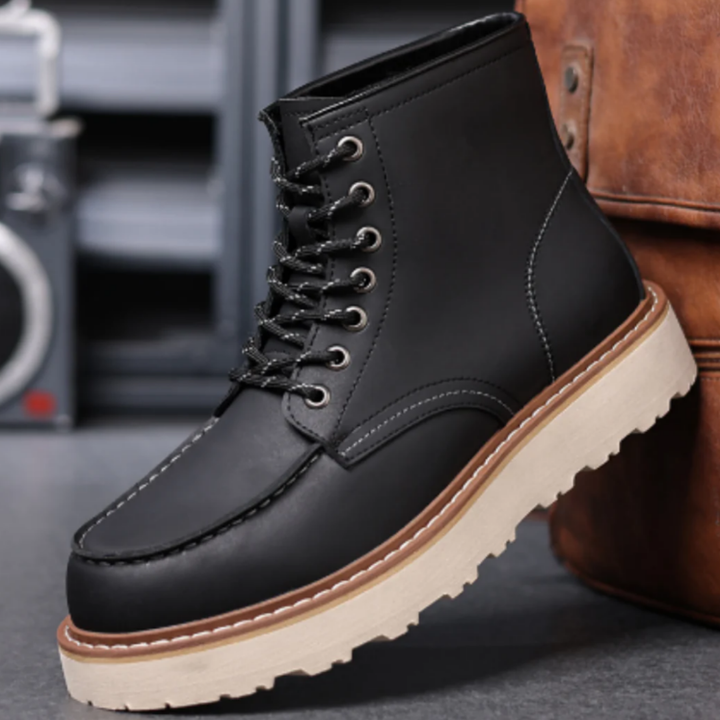 Bottes à Lacets Vintage Pour Hommes | Hiver