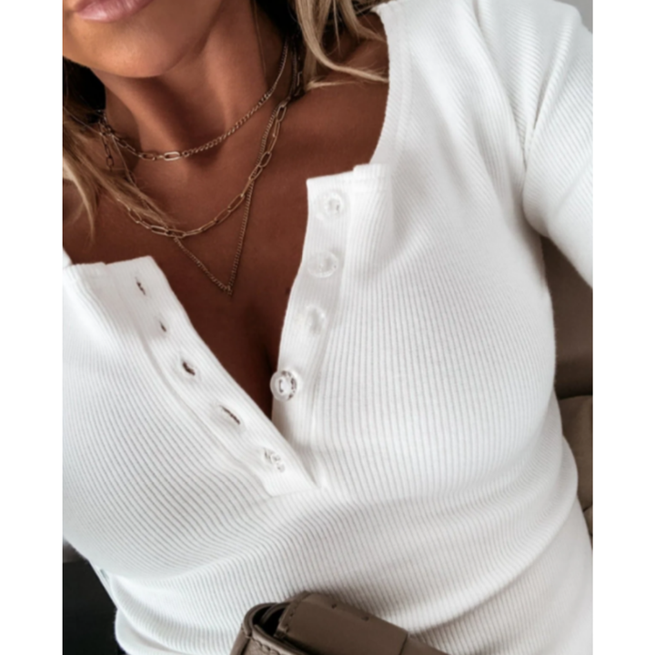 Casual Fitted Top For Women | Long sleeves