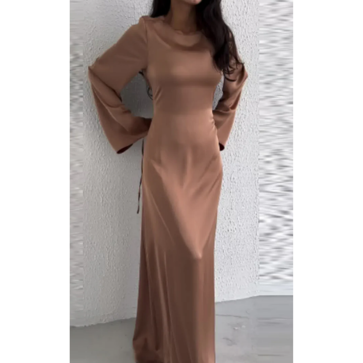 Abito da sera a maniche lunghe per donna | Maxi