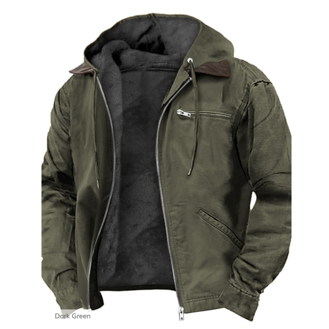 Olivieral | Giacca Calda con Cerniera per Uomo | Inverno