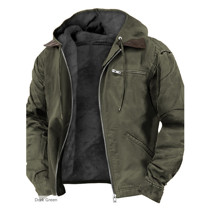 Olivieral | Giacca Calda con Cerniera per Uomo | Inverno