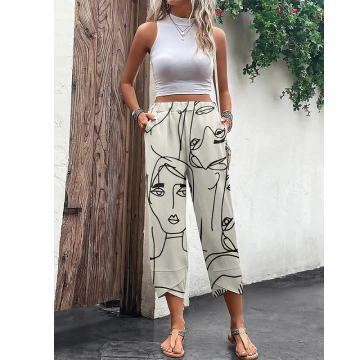 Tabea | Women's Pants | Beige