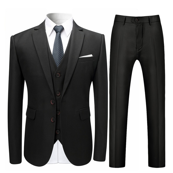 Hommes Invités De Mariage  Costume Trois Pièces | Simple Boutonnage