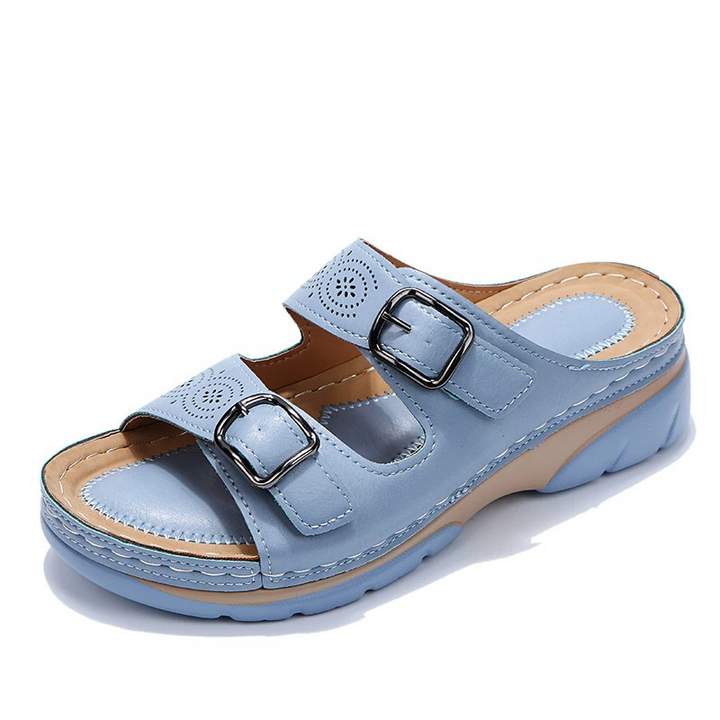Sandalen mit Keilsohle für Frauen | Slip-on