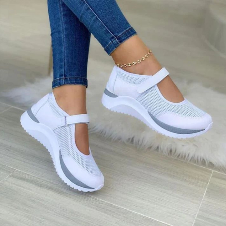 Baskets Confortables Pour Femmes | Sangle Velcro