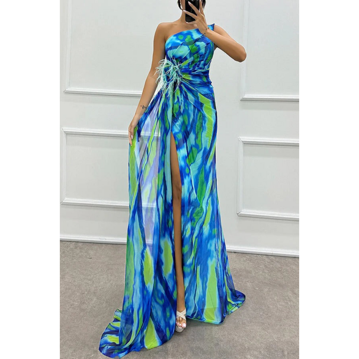 Robe D'invité De Mariage Élégante Et Enveloppante | Maxi