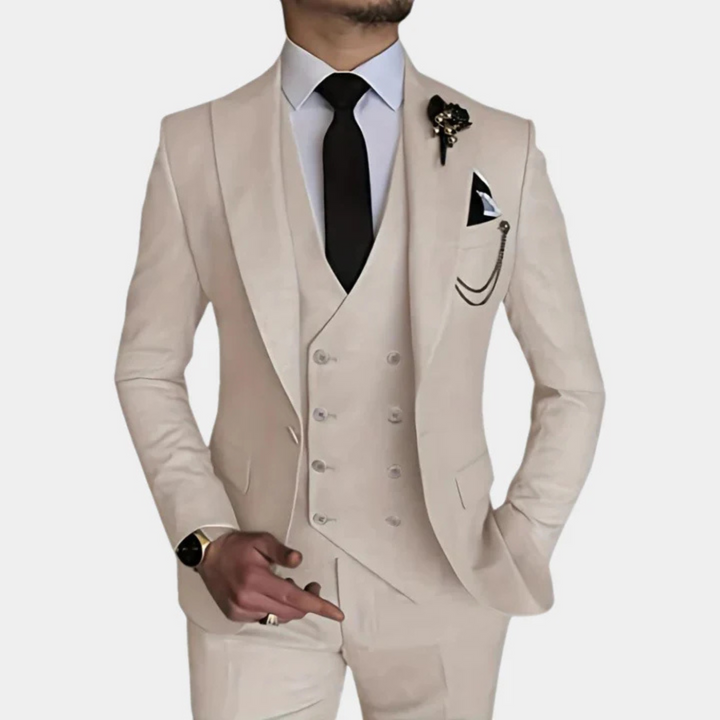 Hommes Moderne Costume Invités Au Mariage Trois Pièces  | Double Boutonnage