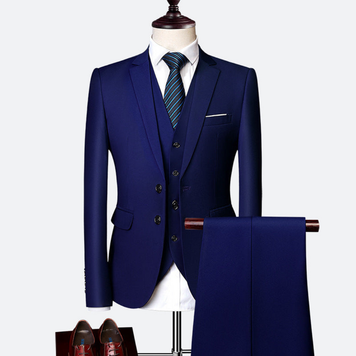 Costume D'invité De Mariage Trois Pièces Pour Homme | Classique