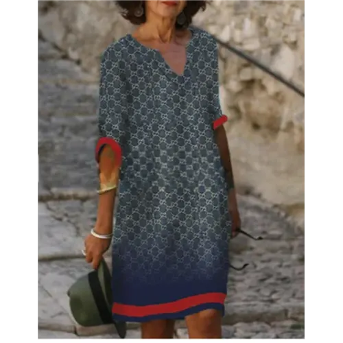 Robe Élégante Imprimée Pour Femme | Mini