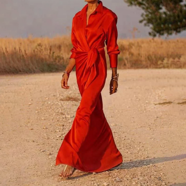 Robe D'invité De Mariage À Manches Longues | Maxi