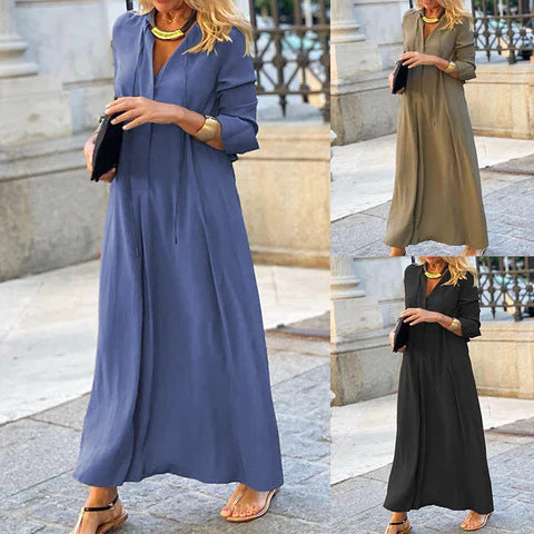 Hannalore | Robe maxi confortable pour femme