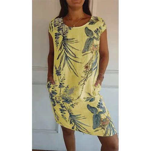 Robe D'été Confortable Floral | Mini