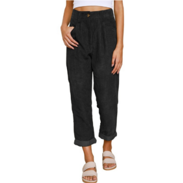 Pantalon en Velours Côtelé Souple Pour Femmes | Stylish