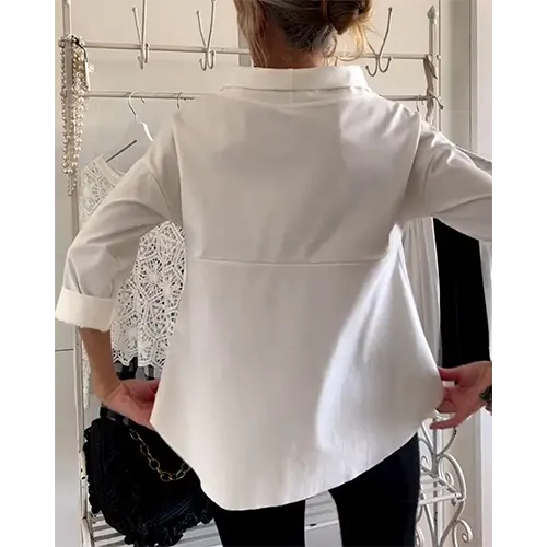 Elegante und lässige Bluse für Frauen | 3 4 Ärmel