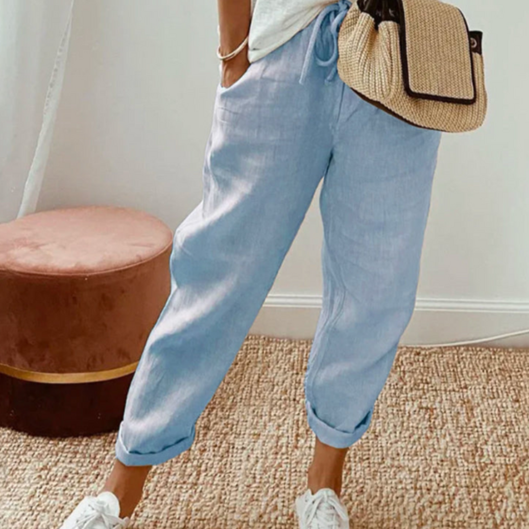 Casual Short Pants with Pom-Poms for Women | Wide Leg