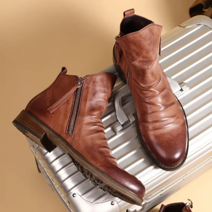 Bottes À Glissière Pour Hommes | Robuste