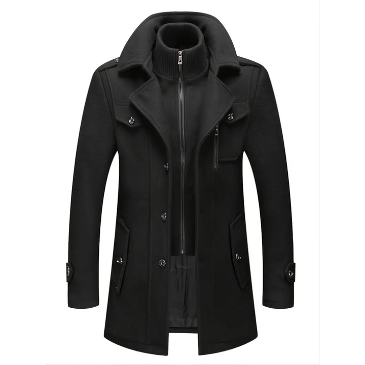 Manteau D'hiver Chaud Pour Homme | Double Col