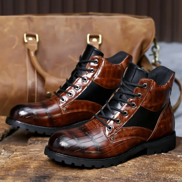 Bottes À Lacets Élégantes Pour Hommes | Robuste