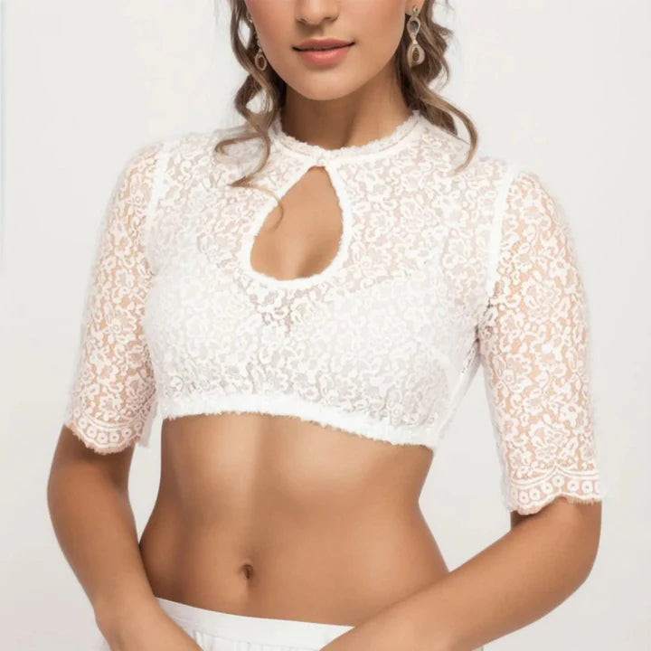 Femme Chemisier Blanc Oktoberfest Dirndl | 2025