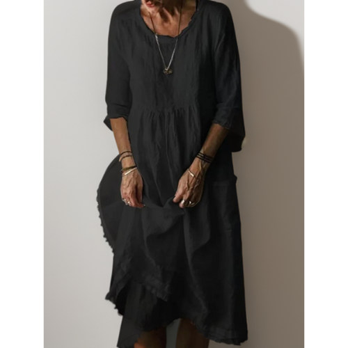 Robe D'été Décontractée À Smocks Pour Femmes | Midi