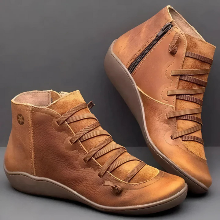 Bottes Décontractées À Fermeture Latérale Et Pour Femmes | À Lacets