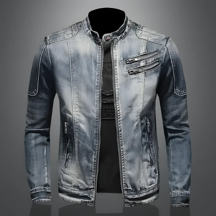 Veste Manches Longues Slim Fit Pour Homme | Fermeture À Glissière