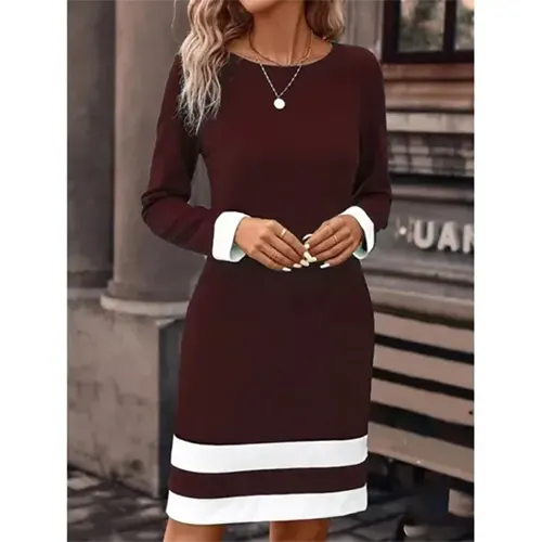 Robe Élégante À Manches Longues Pour Femmes | Mini