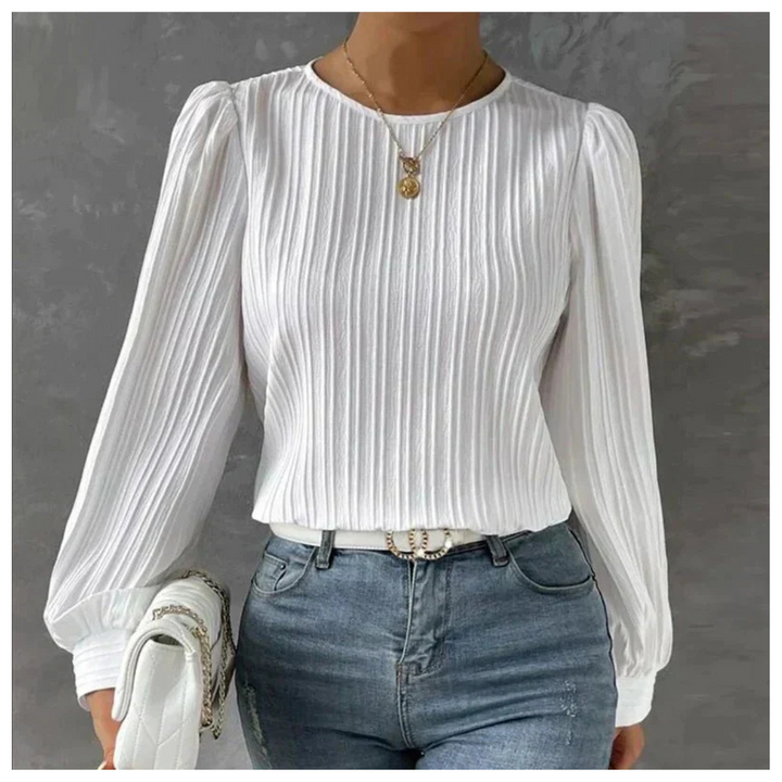Top Pleated Long Sleeves For Women | Elegant