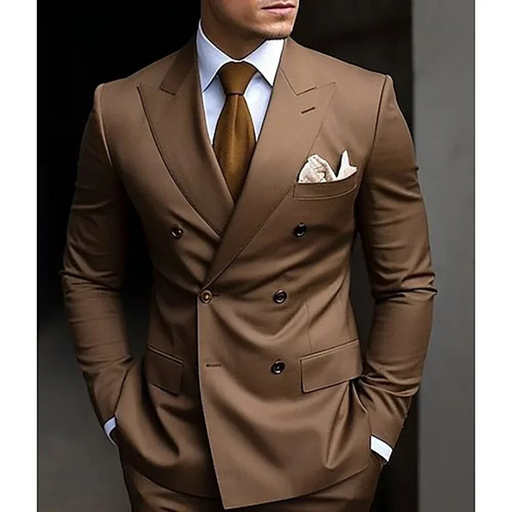 Homme Invité De Mariage Costume Croisé | Coupe Ajustée