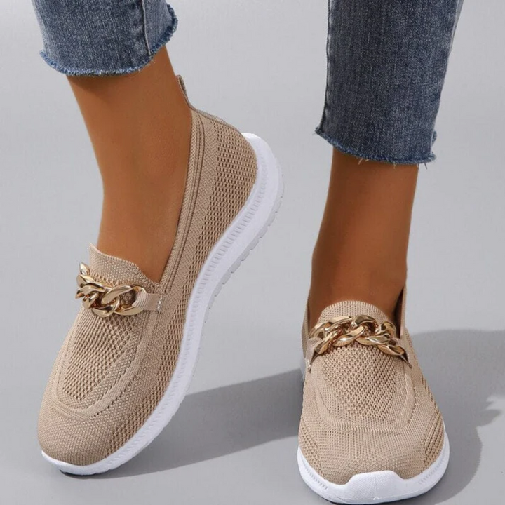 Chaussures À Enfiler En Tricot Pour Femmes | Confortable