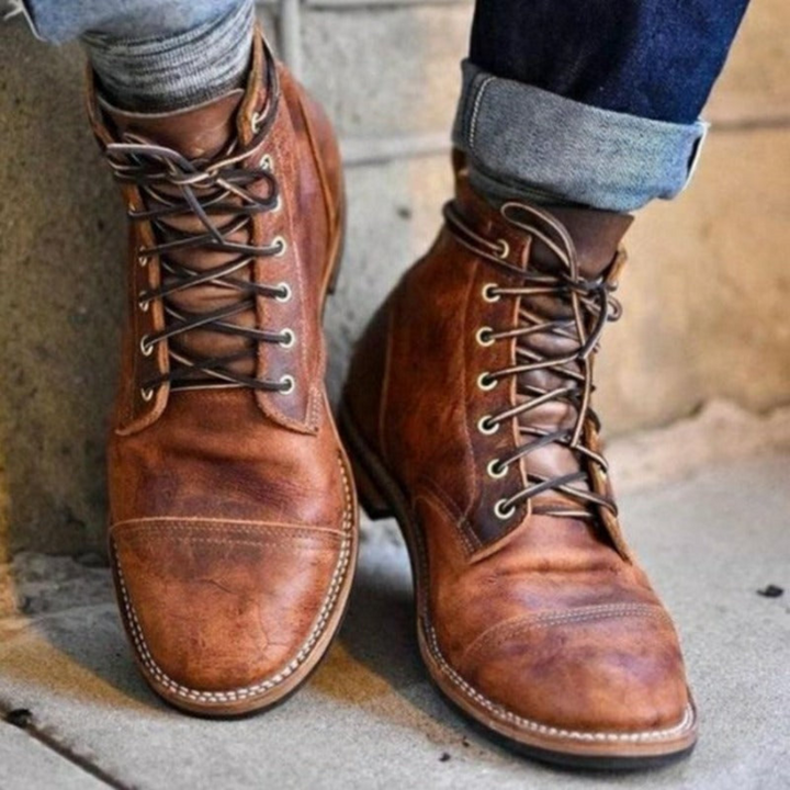 Bottes De À Lacets Pour Hommes | Confortables