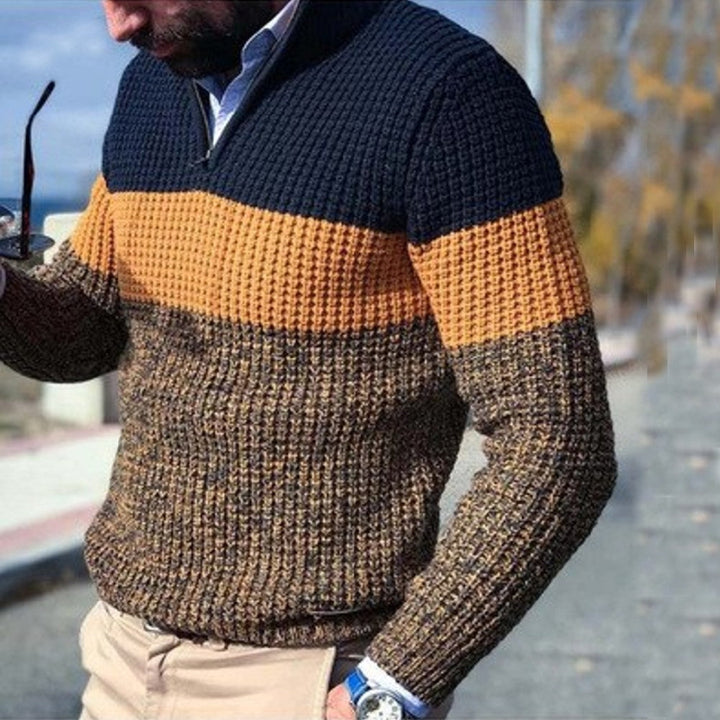 Pull D'hiver Tricoté Pour Hommes | Lange Ärmel
