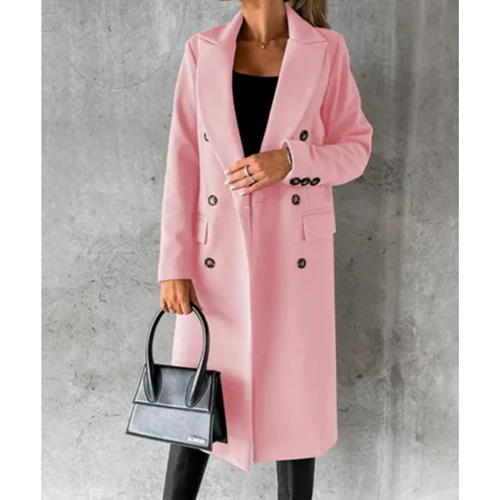 Long Winter Trench Coat for Women | Light