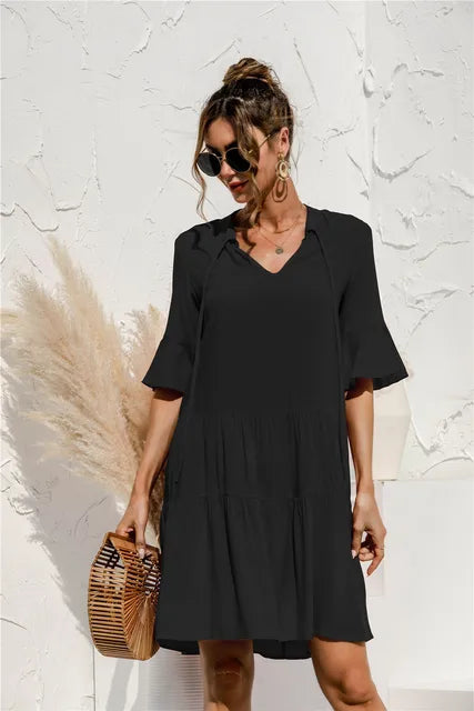 Clara | Damen Sommerkleid mit Blumen